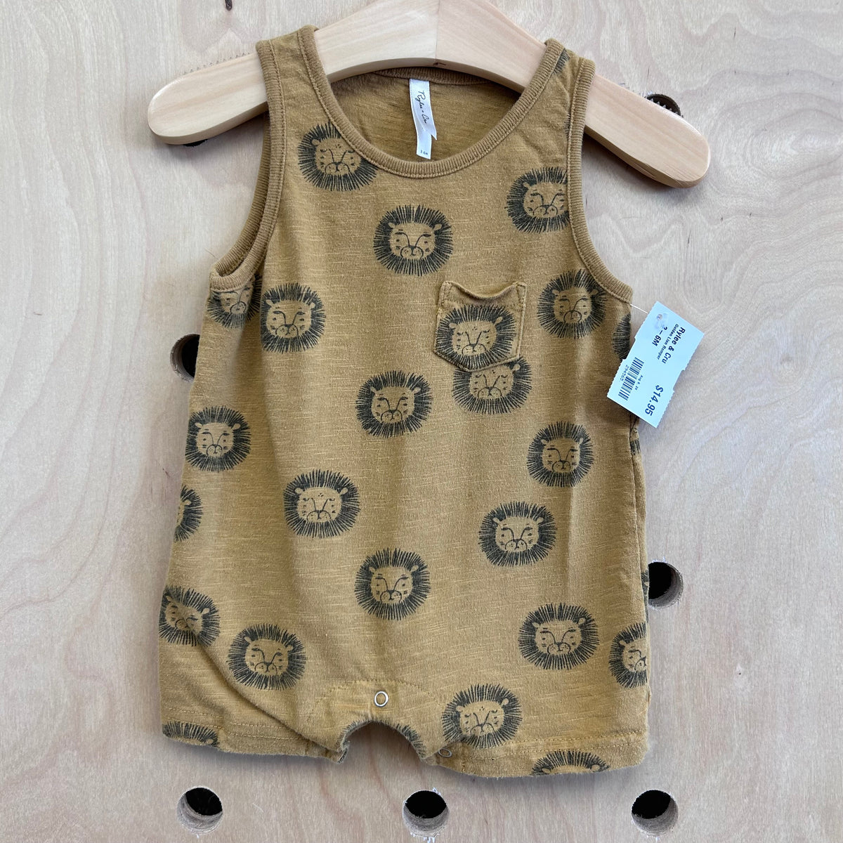Golden Lion Romper