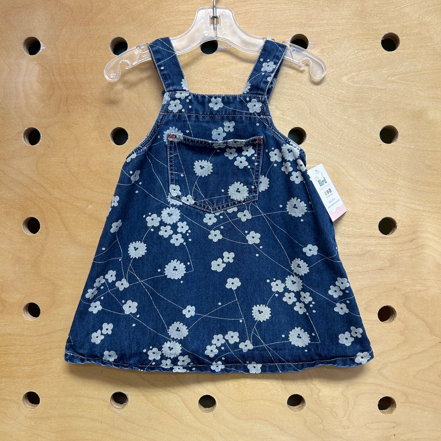 Gap Y2K Floral Denim Dress