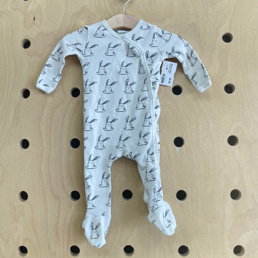 White Bunny Footies
