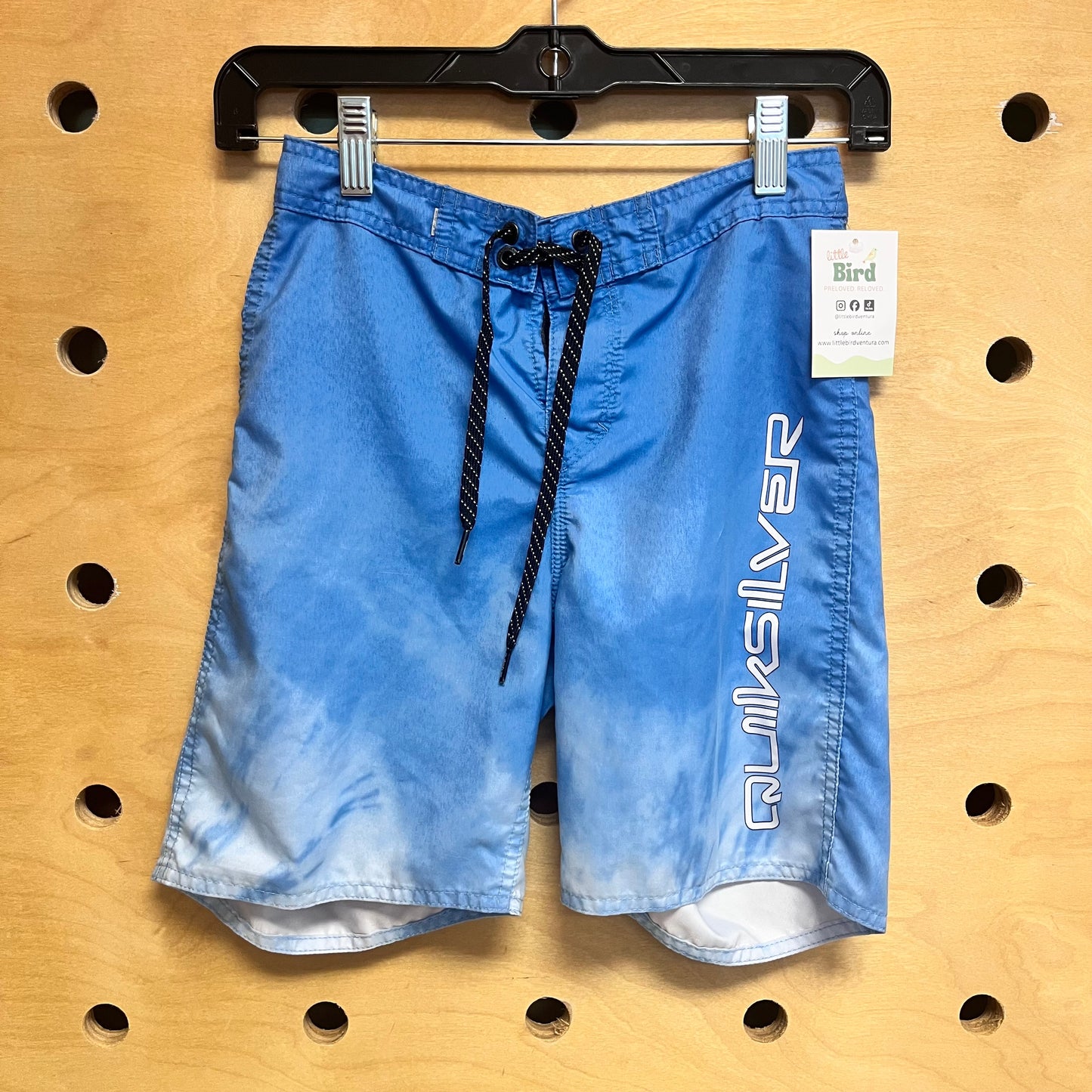 Blue Logo Swim Trunks
