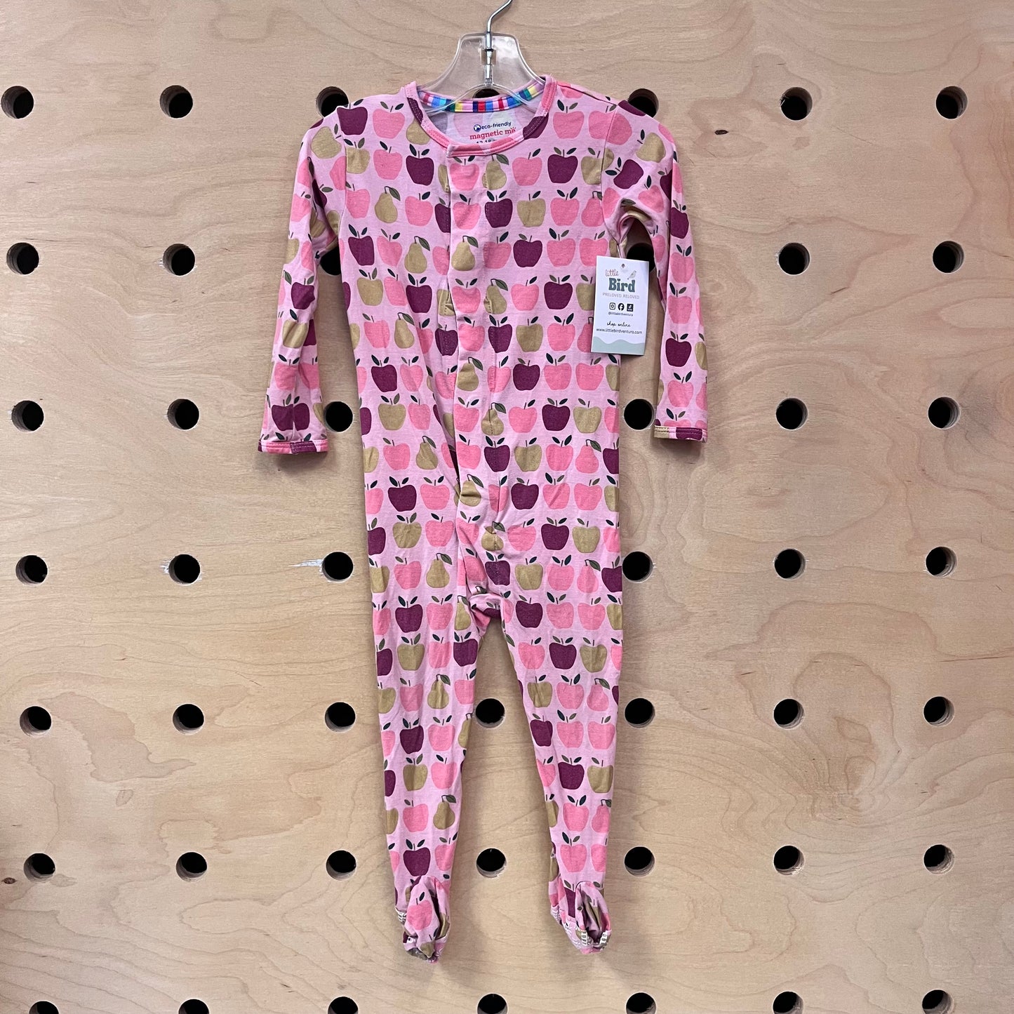 Pink Apples Modal Magnetic Footies