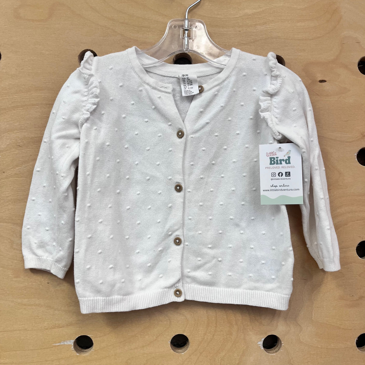 Ivory Knobby Cardigan