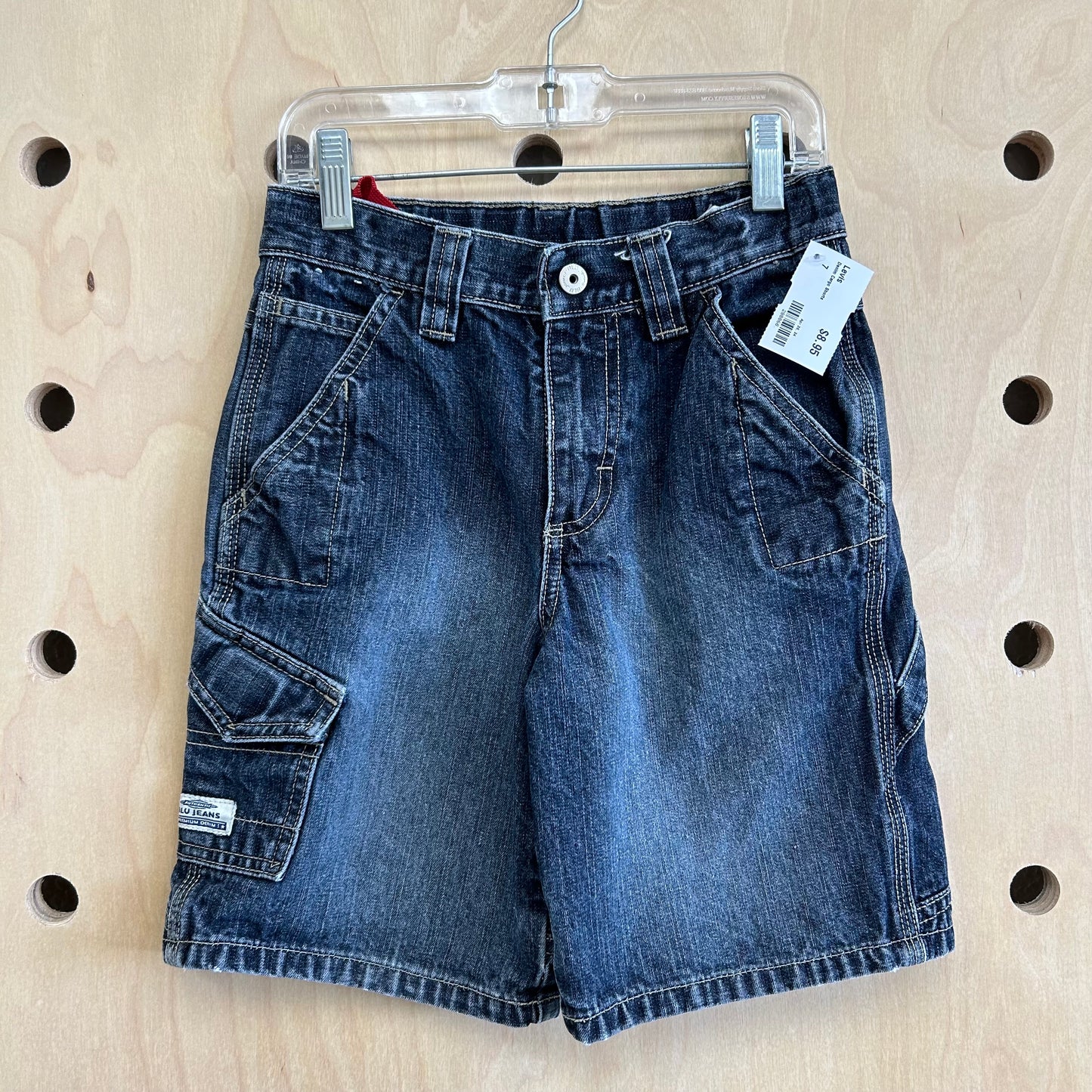 Denim Cargo Shorts