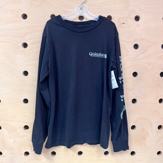 Black & Grey Checker Sleeve Tee