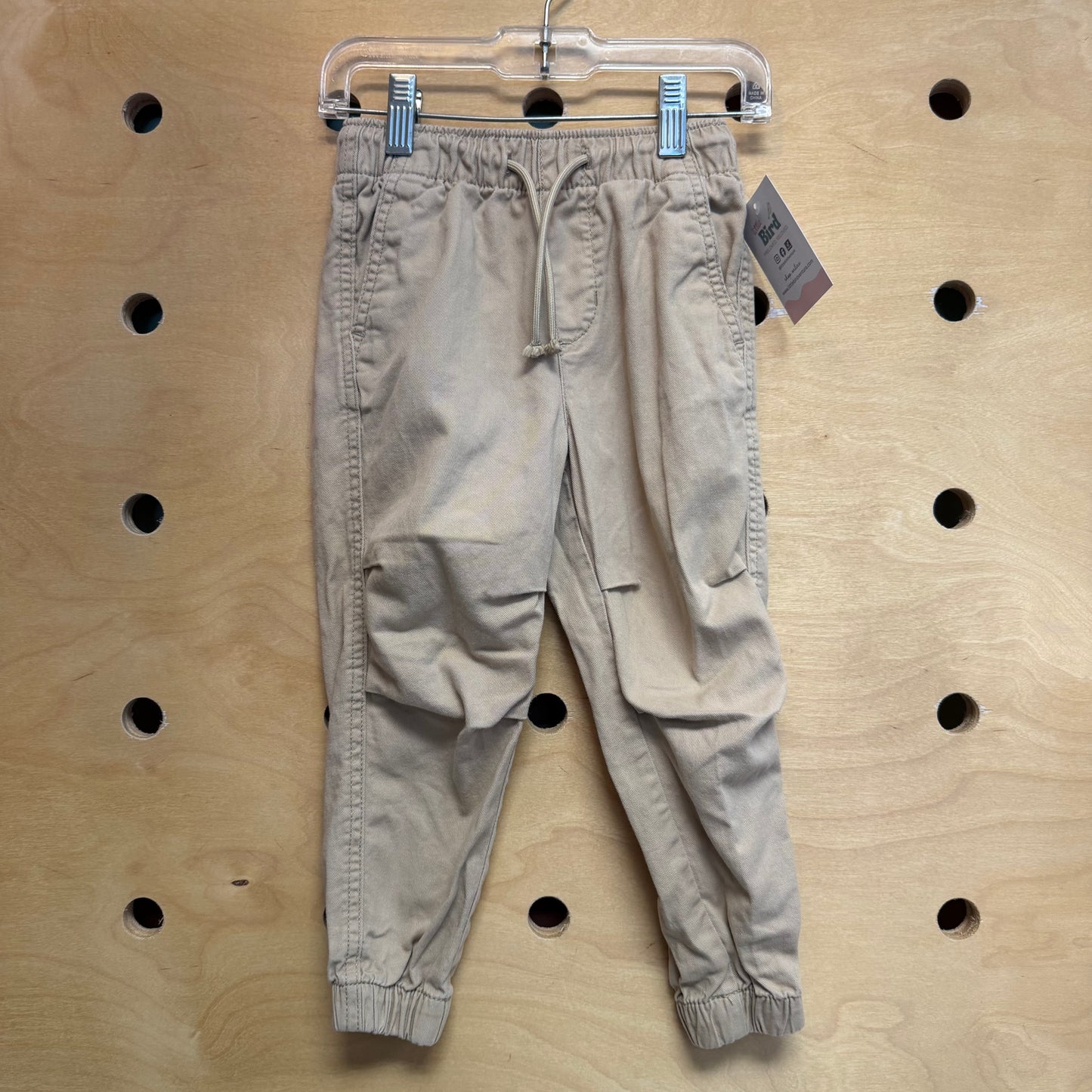 Tan Drawstring Joggers