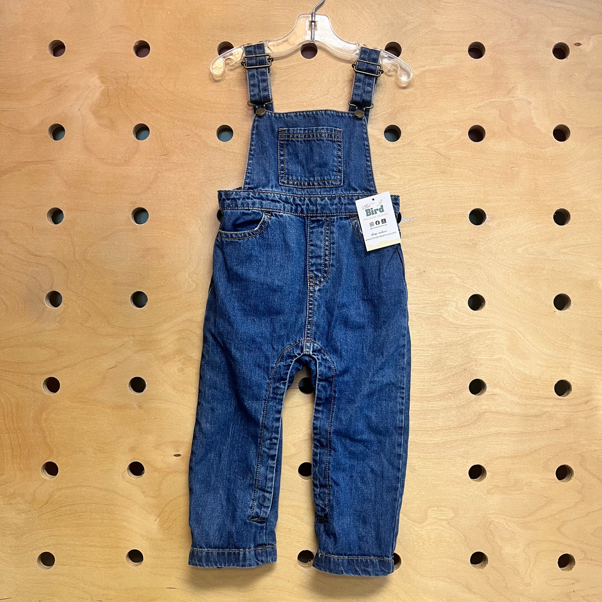 Denim Organic Overalls
