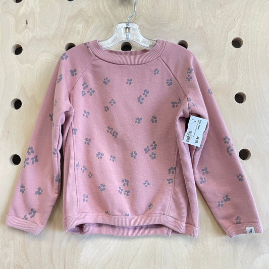 Organic French Terry Foral Pullover