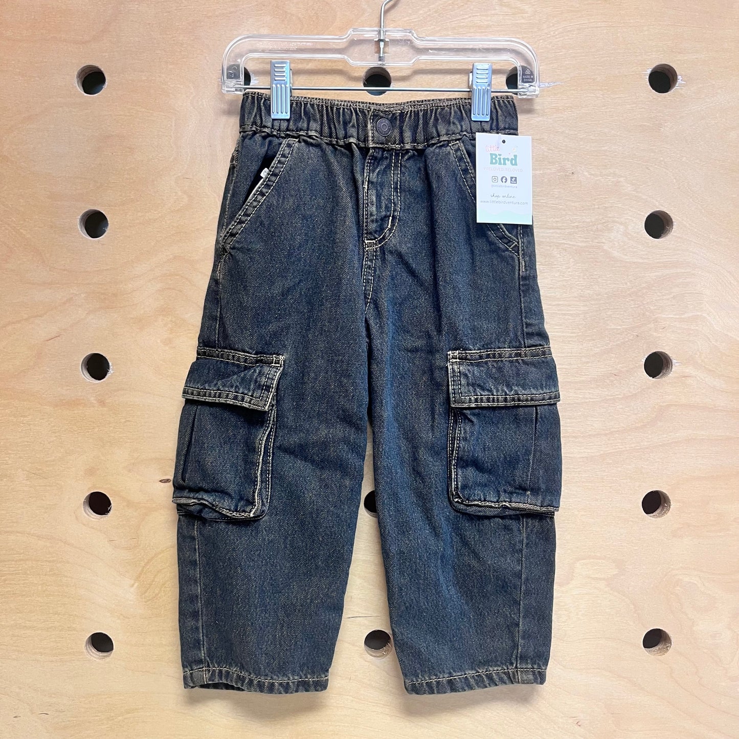 Cargo Denim Pants