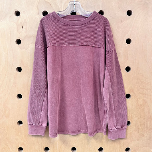 Mauve Textured Long Sleeve NEW!