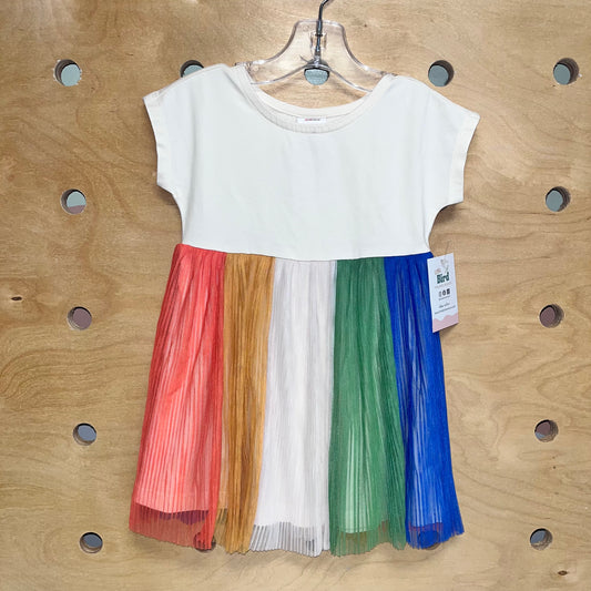 Cream Colorful Tulle Dress