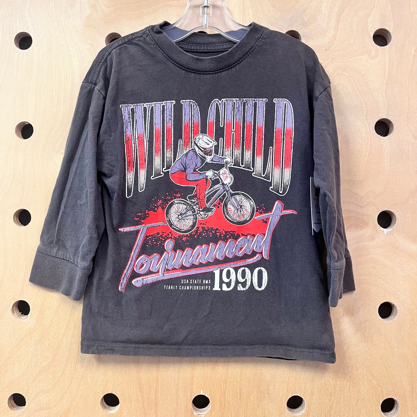 Grey Wild Child BMX Tee