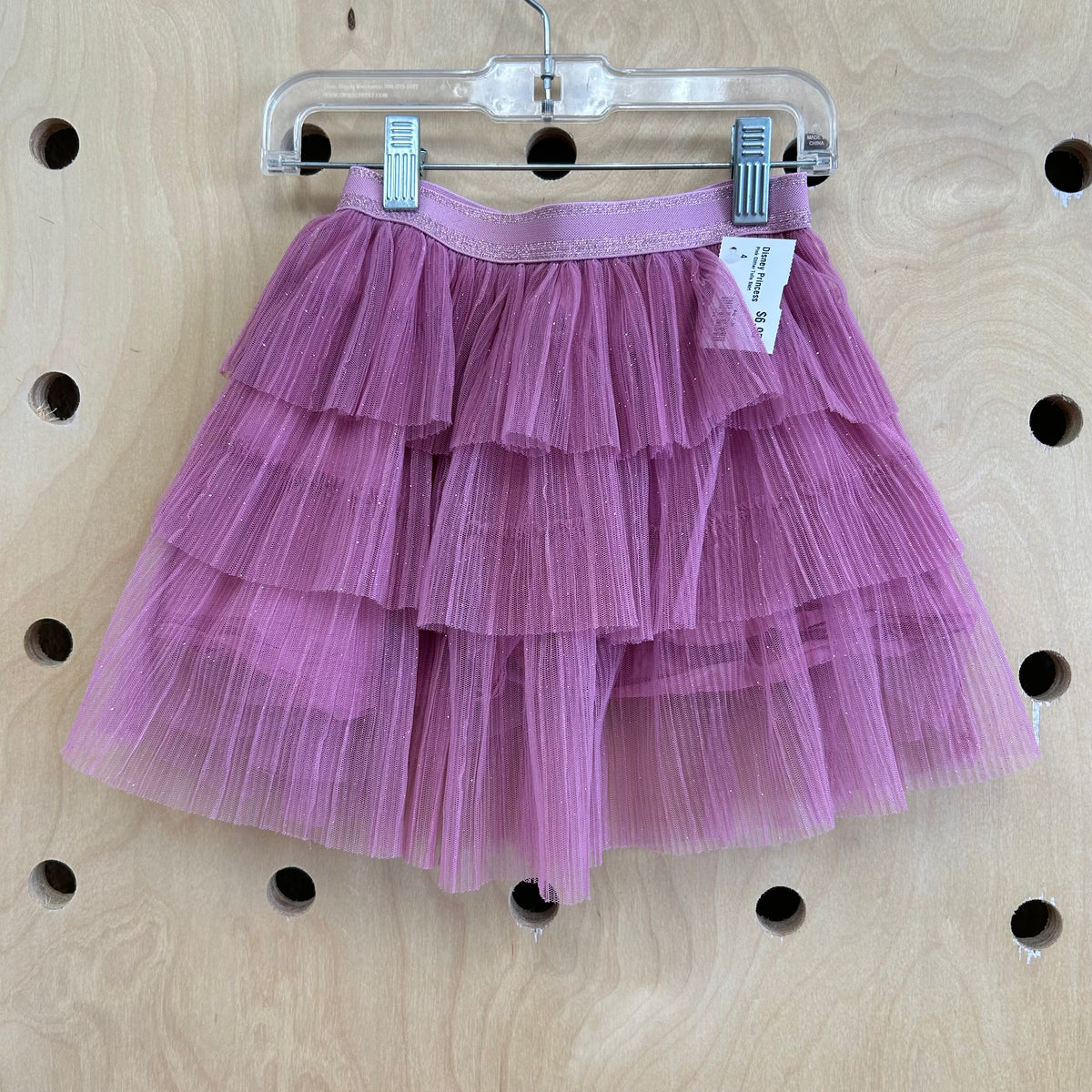 Pink Glitter Tulle Skirt