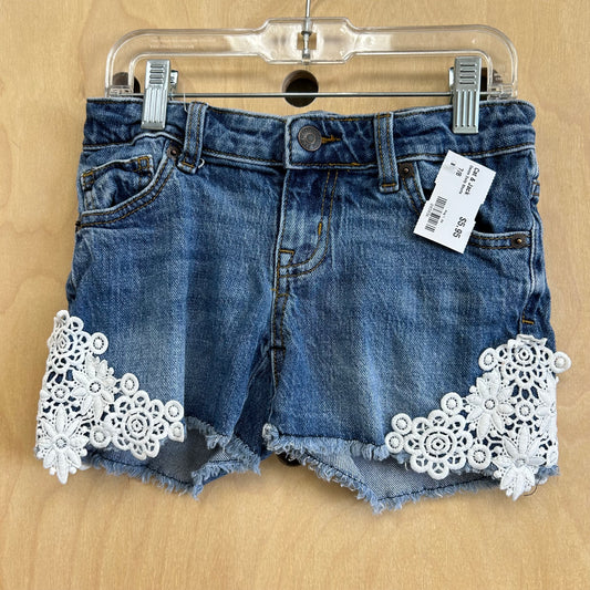 Denim Doily Shorts