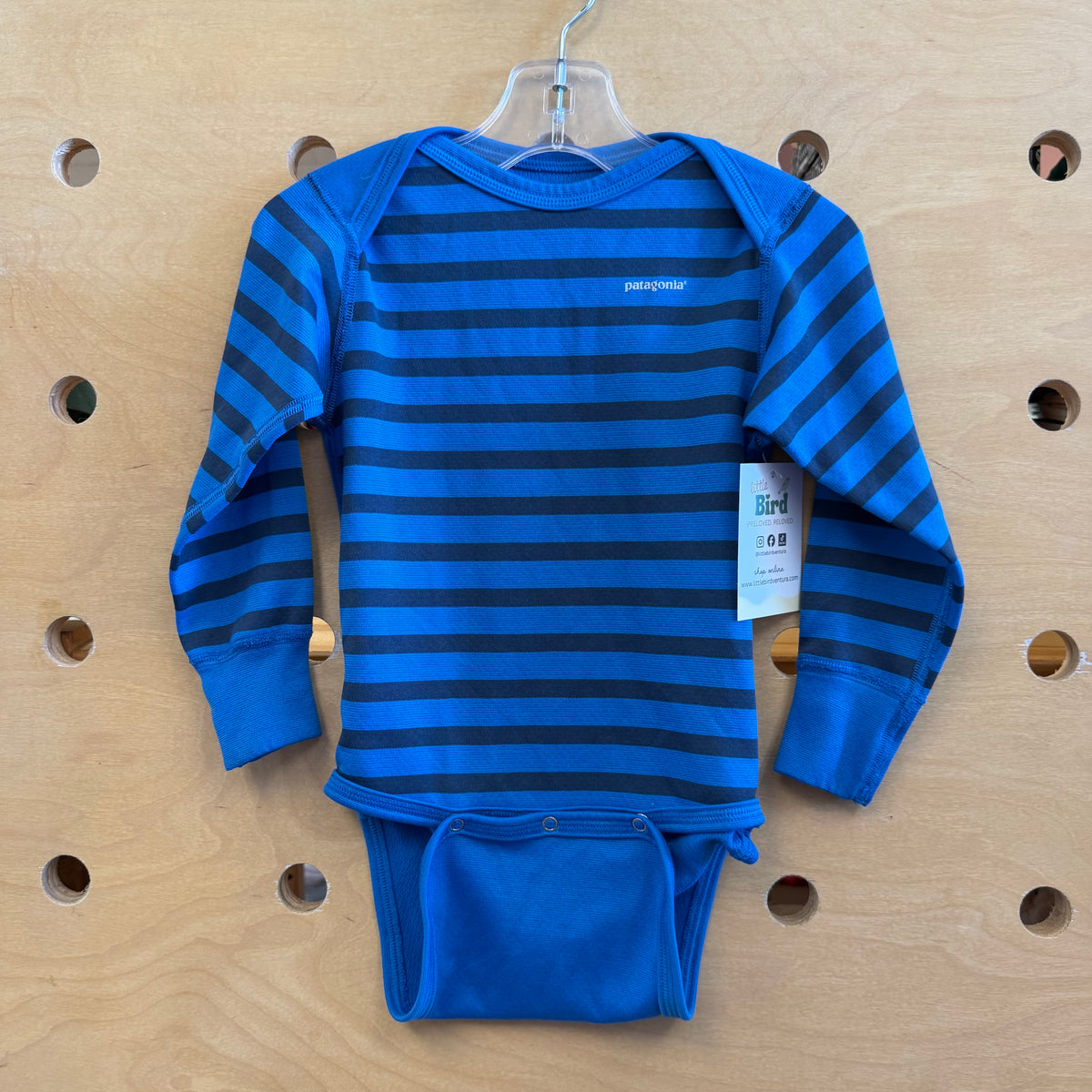 Blue Striped Capiline Bodysuit