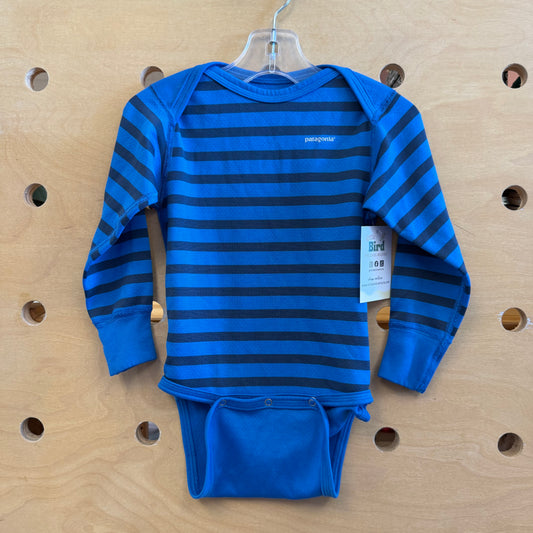 Blue Striped Capiline Bodysuit