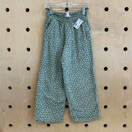 Green Floral Pants