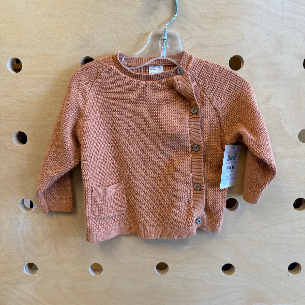 Brown Knit Cardigan