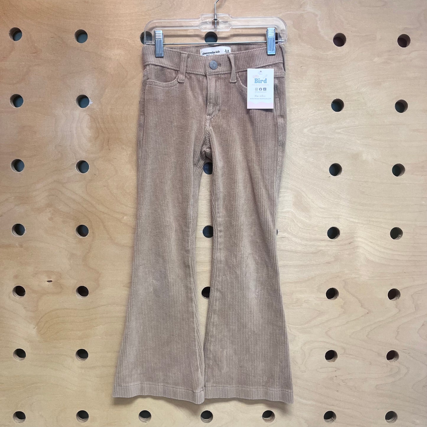 Tan High Rise Flare Cords