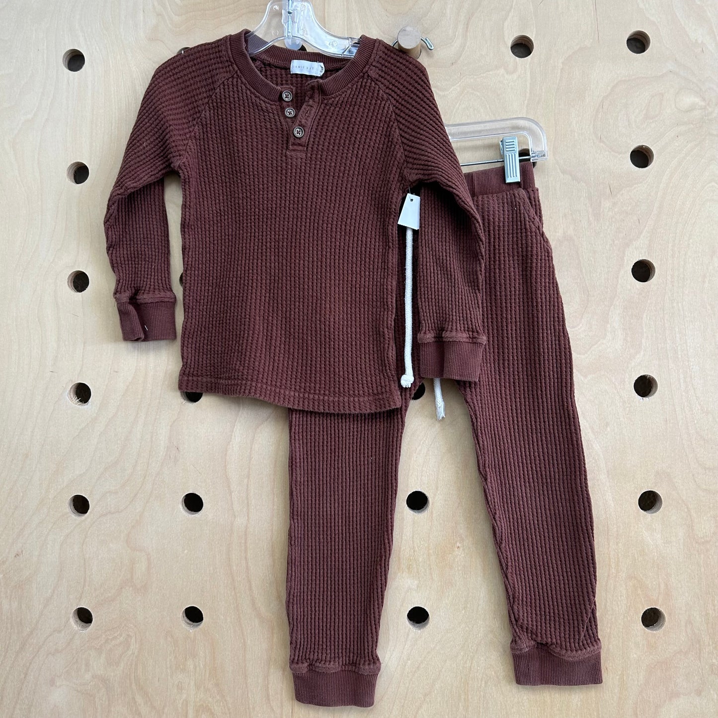 Brown Waffle Knit Outfit