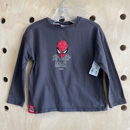Grey Spiderman LS Tee