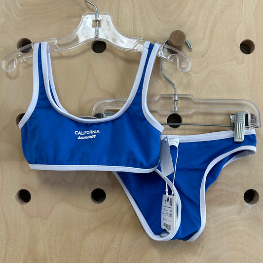Blue+White 2pc Swimsuit NEW!