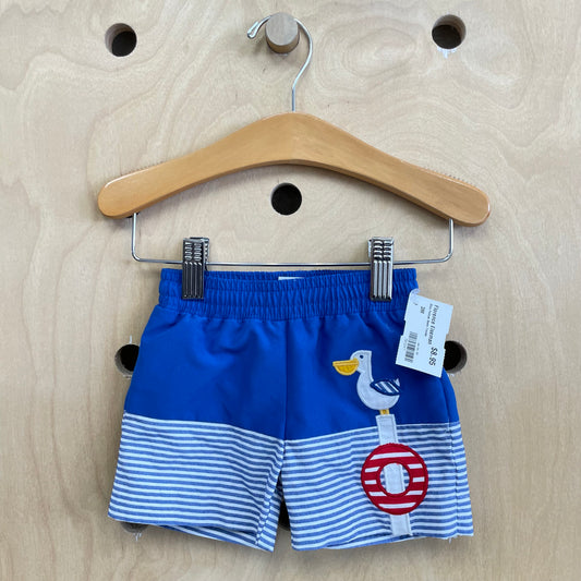 Blue Pelican Swim Trunks