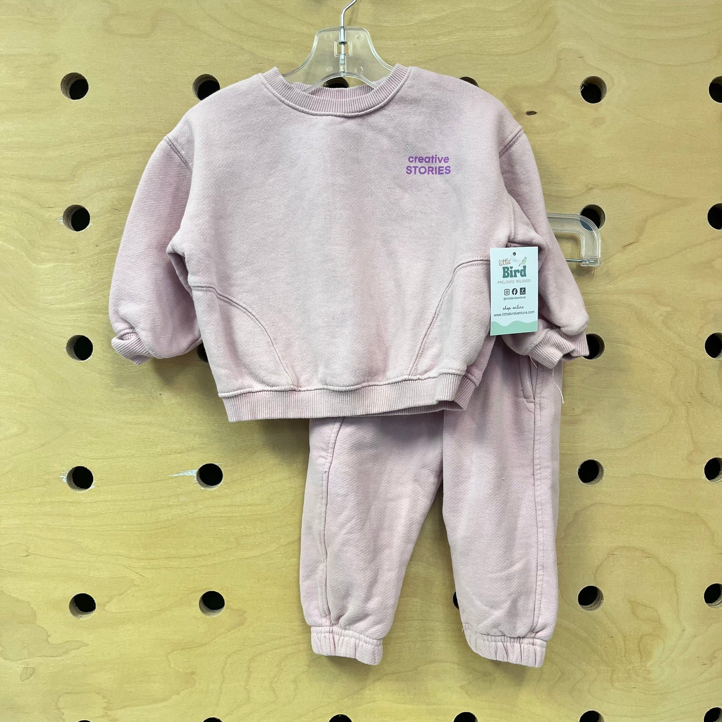 Pink Creative Stories Joggers Outfit