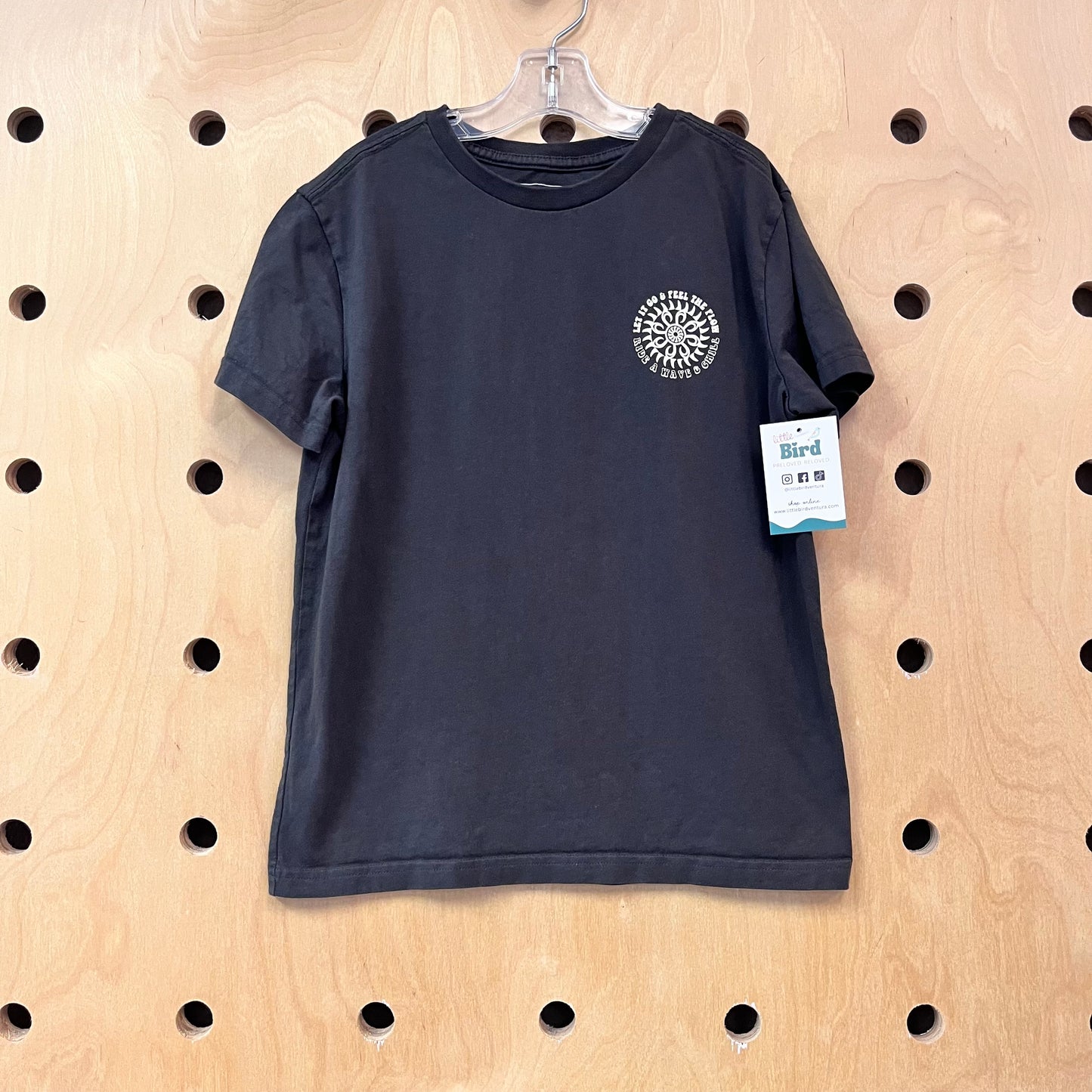 Grey Let Go & Feel Flow Tee