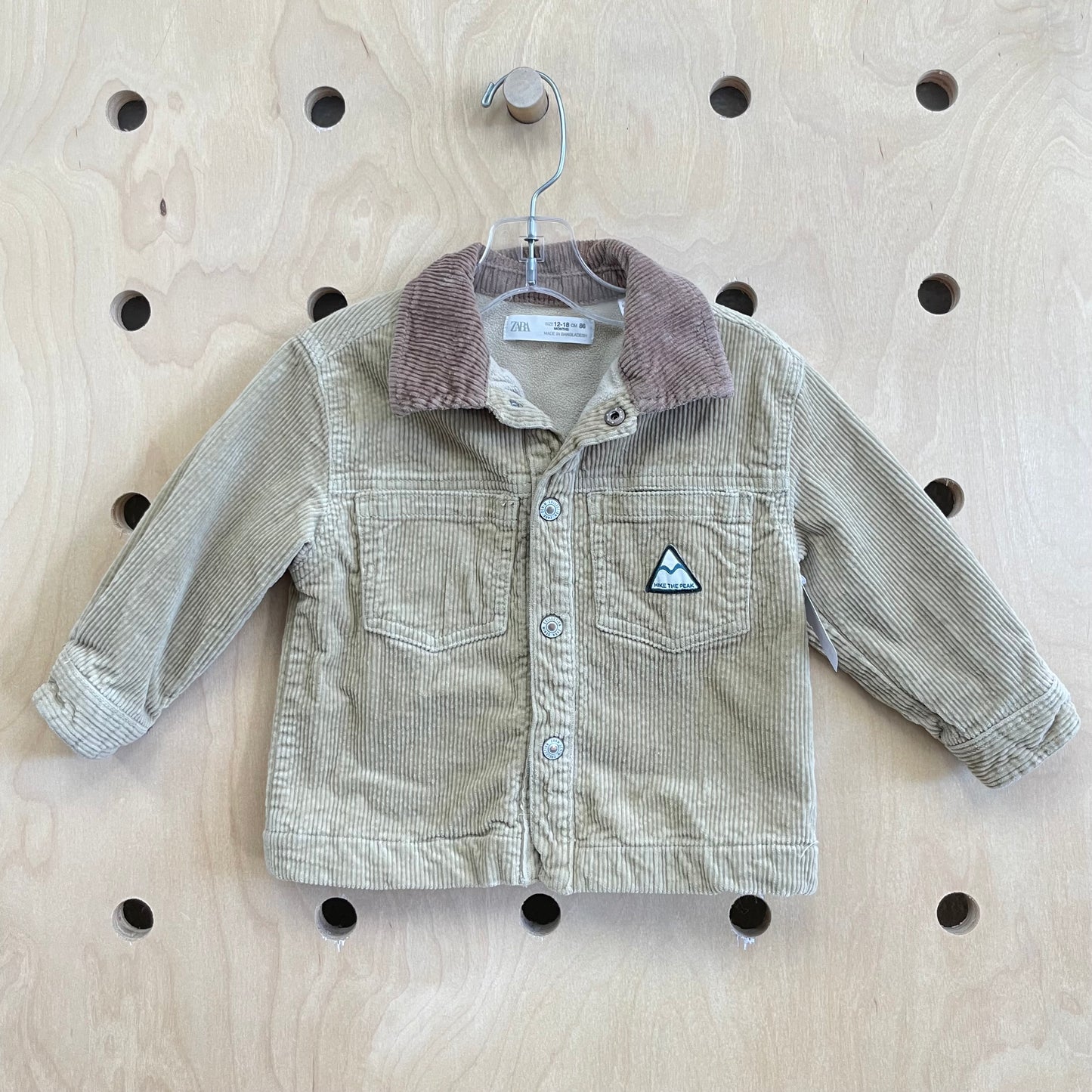 Tan Cord Hike the Peak Jacket