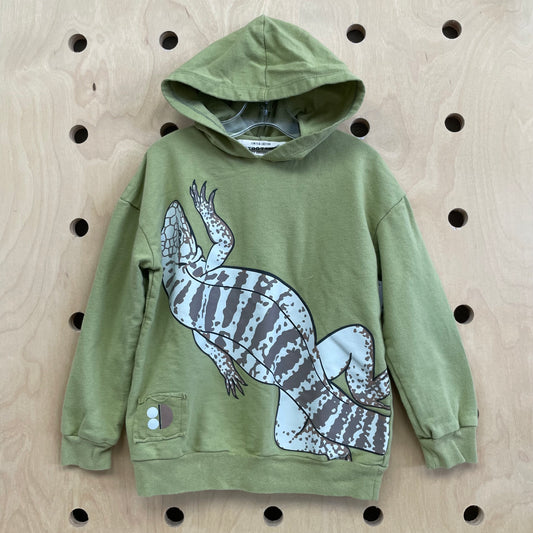 Green Lizard Lightweight Hoodie