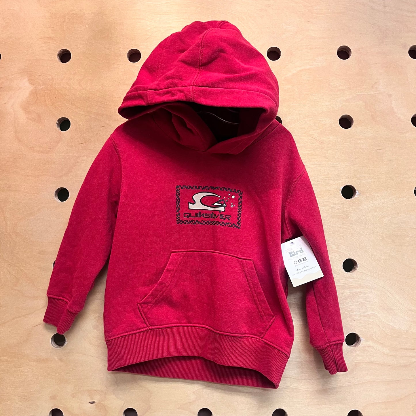 Red Hooded Logo Jacket