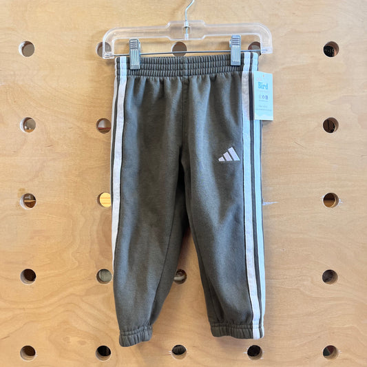 Green/White Embroider Logo Joggers