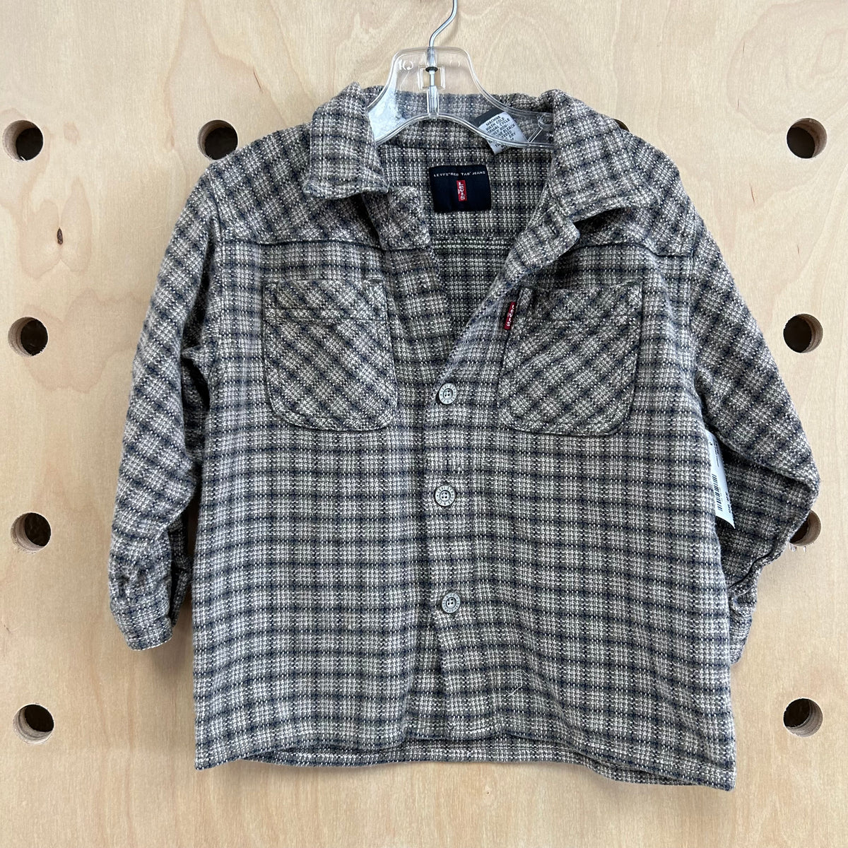 Grey Plaid Flannel
