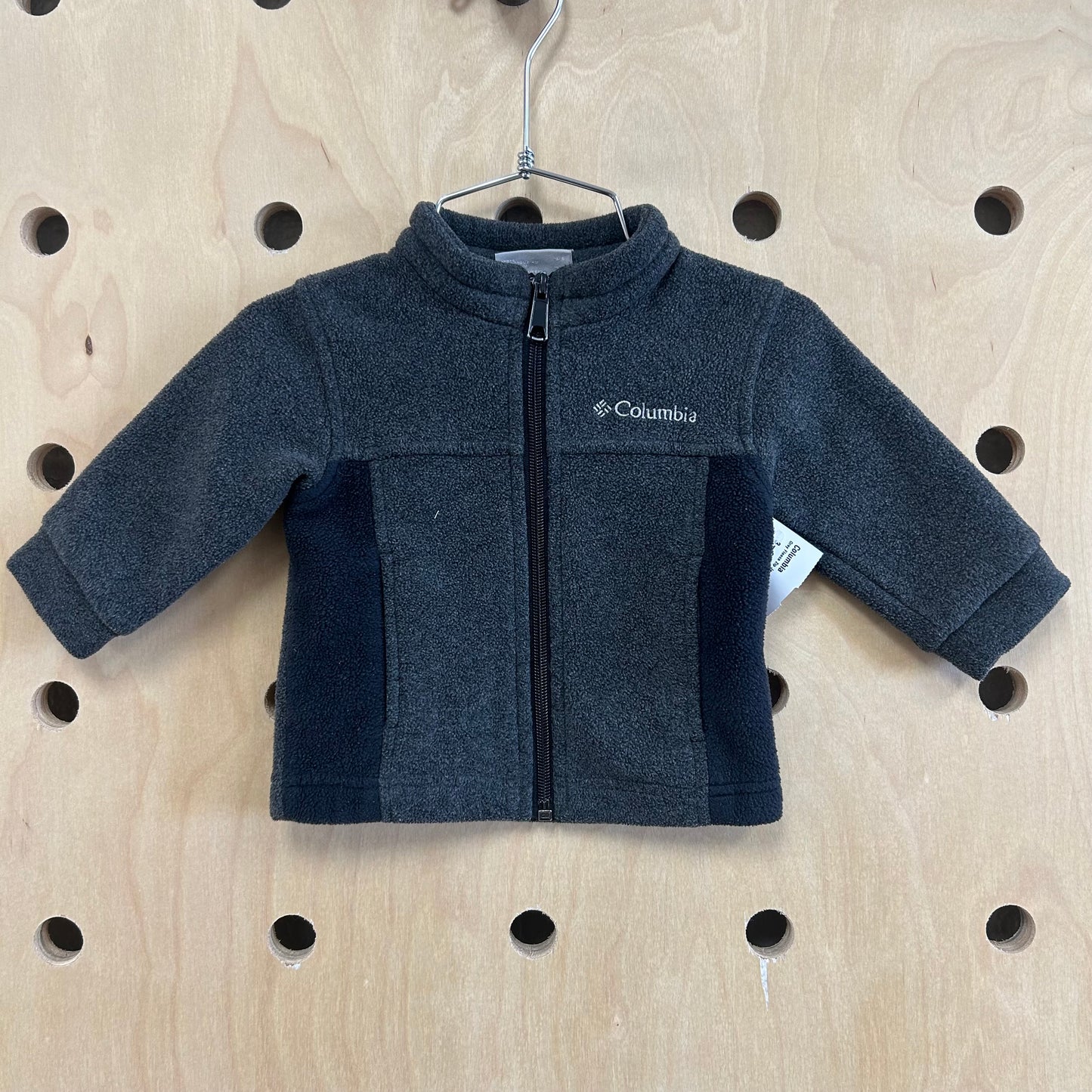 Grey Fleece Zip Jacket