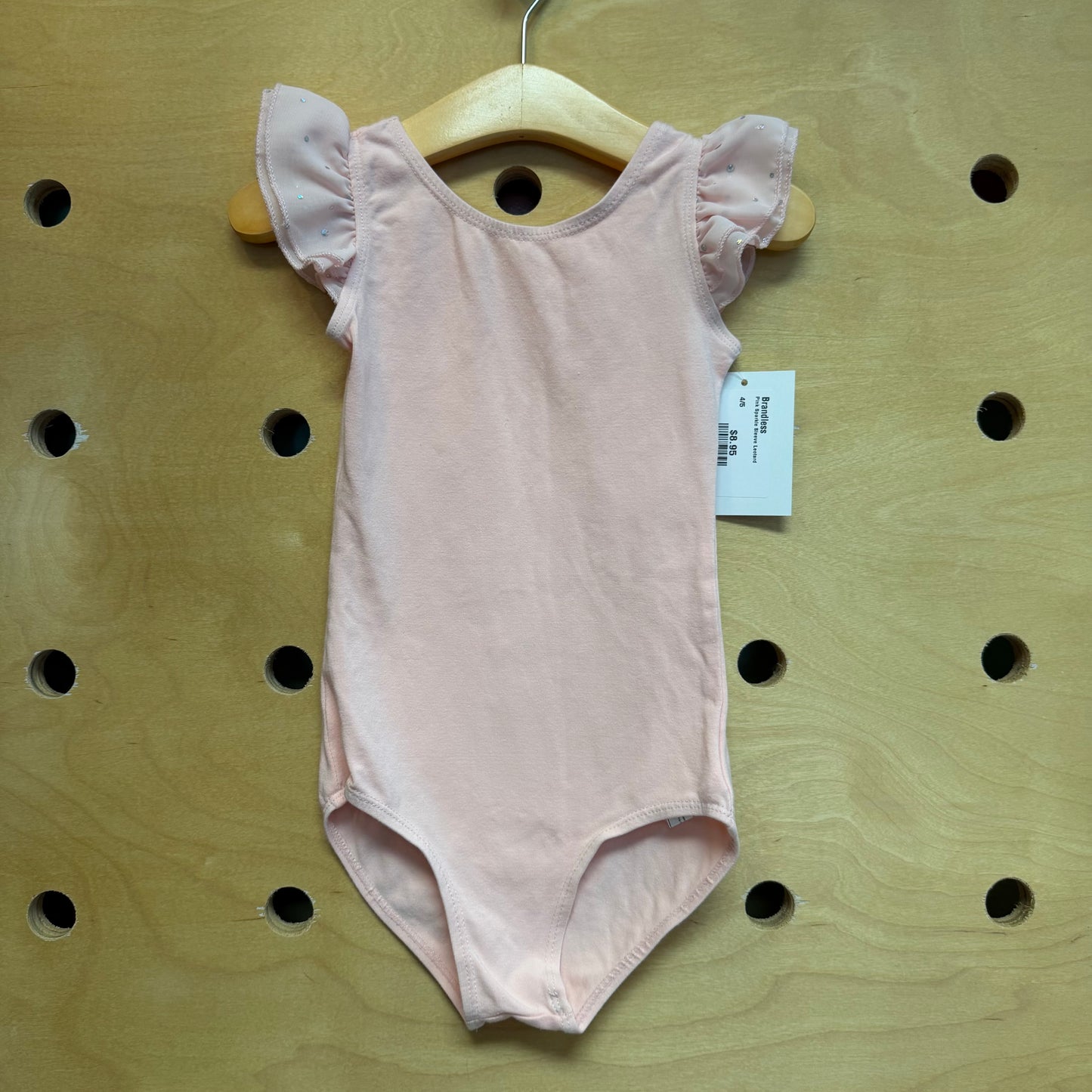 Pink Sparkle Sleeve Leotard