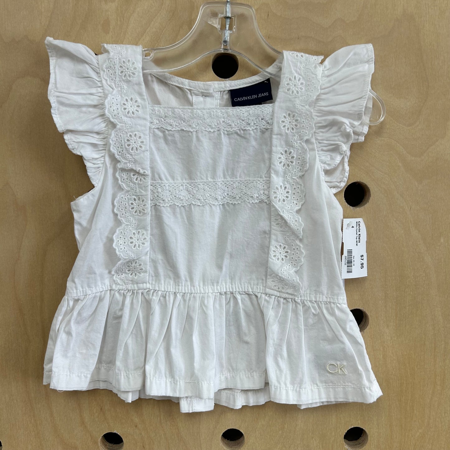 White Eyelet Top NEW!