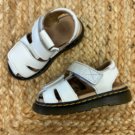 White Moby II Leather Sandals