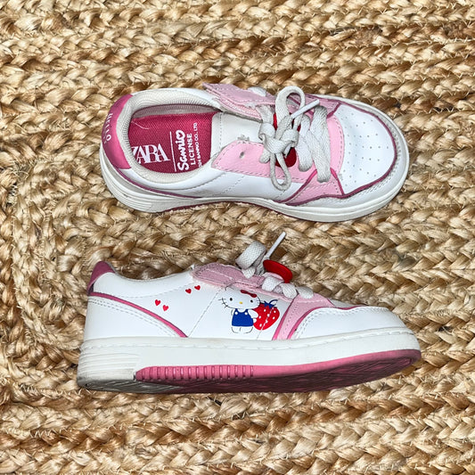 White/Pink Hello Kitty Sneakers