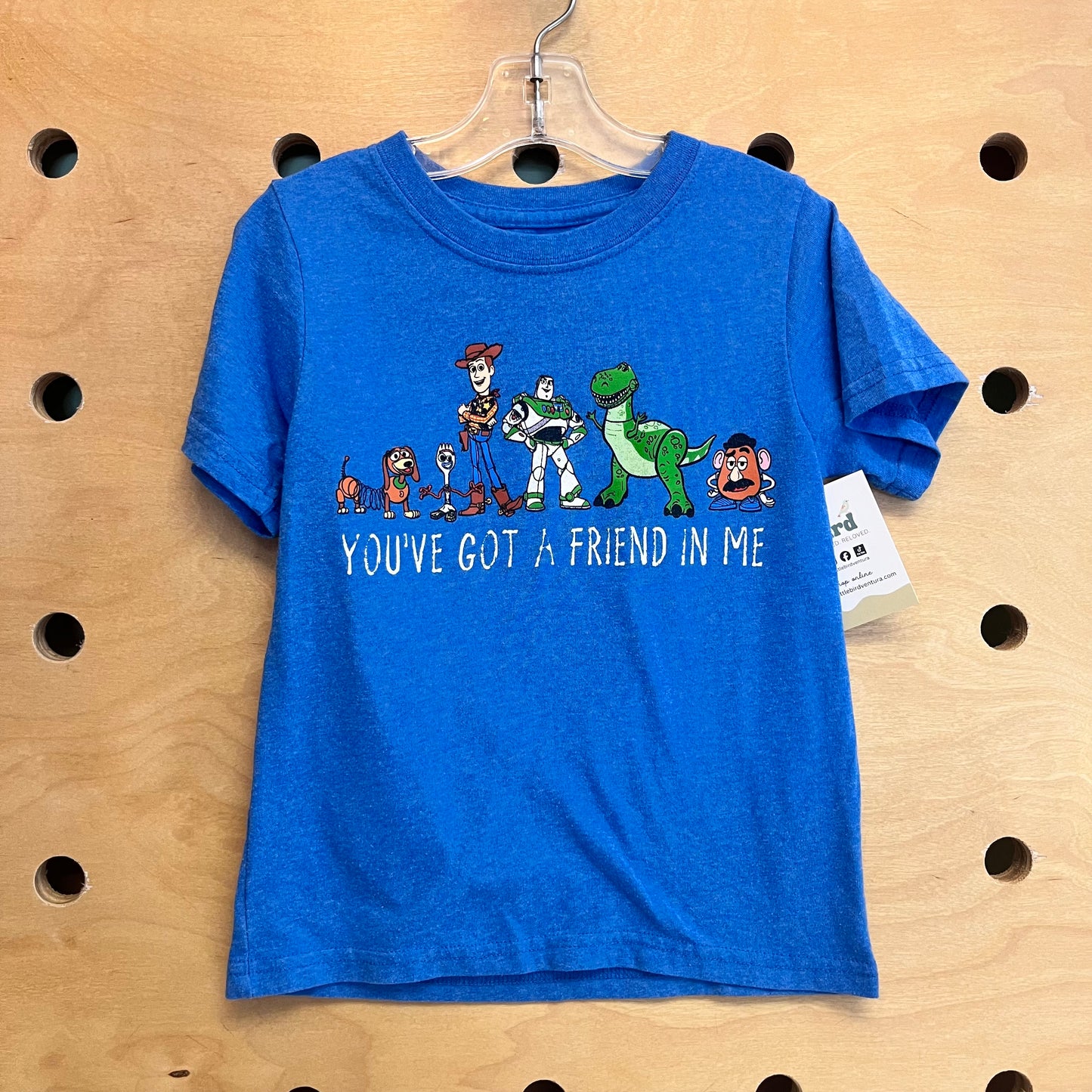 Blue 'Youve Got A Friend In Me' Tee