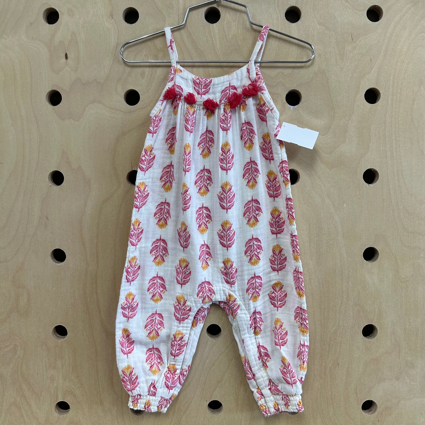 Cream Floral Romper