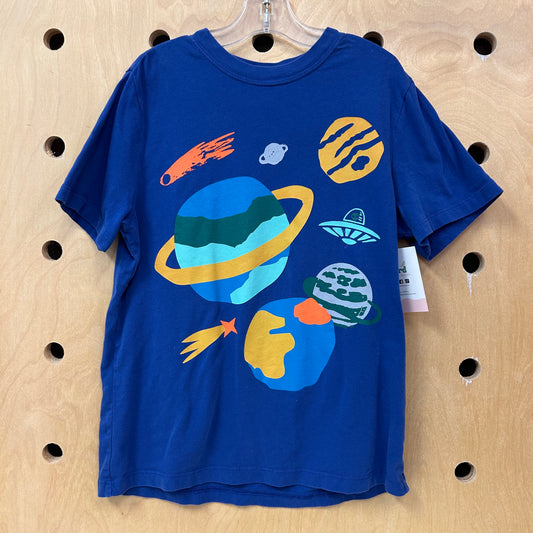 Blue Planets Cotton Tee