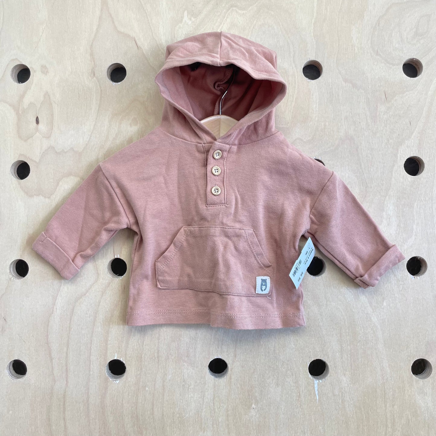 Tan Organic Hoodie Shirt