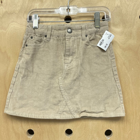 Tan Cord Skirt