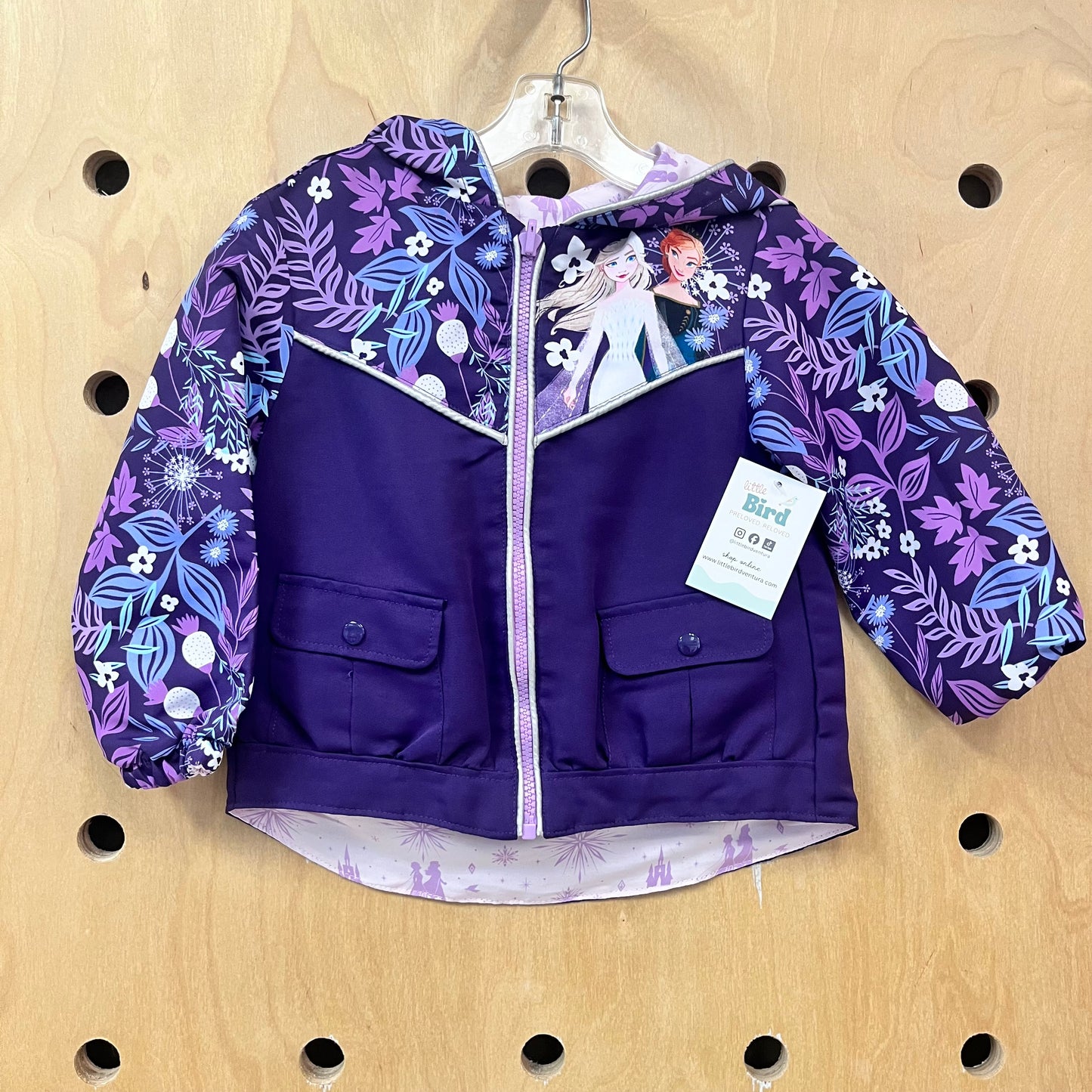 Purple Reversible Elsa Rain Jacket
