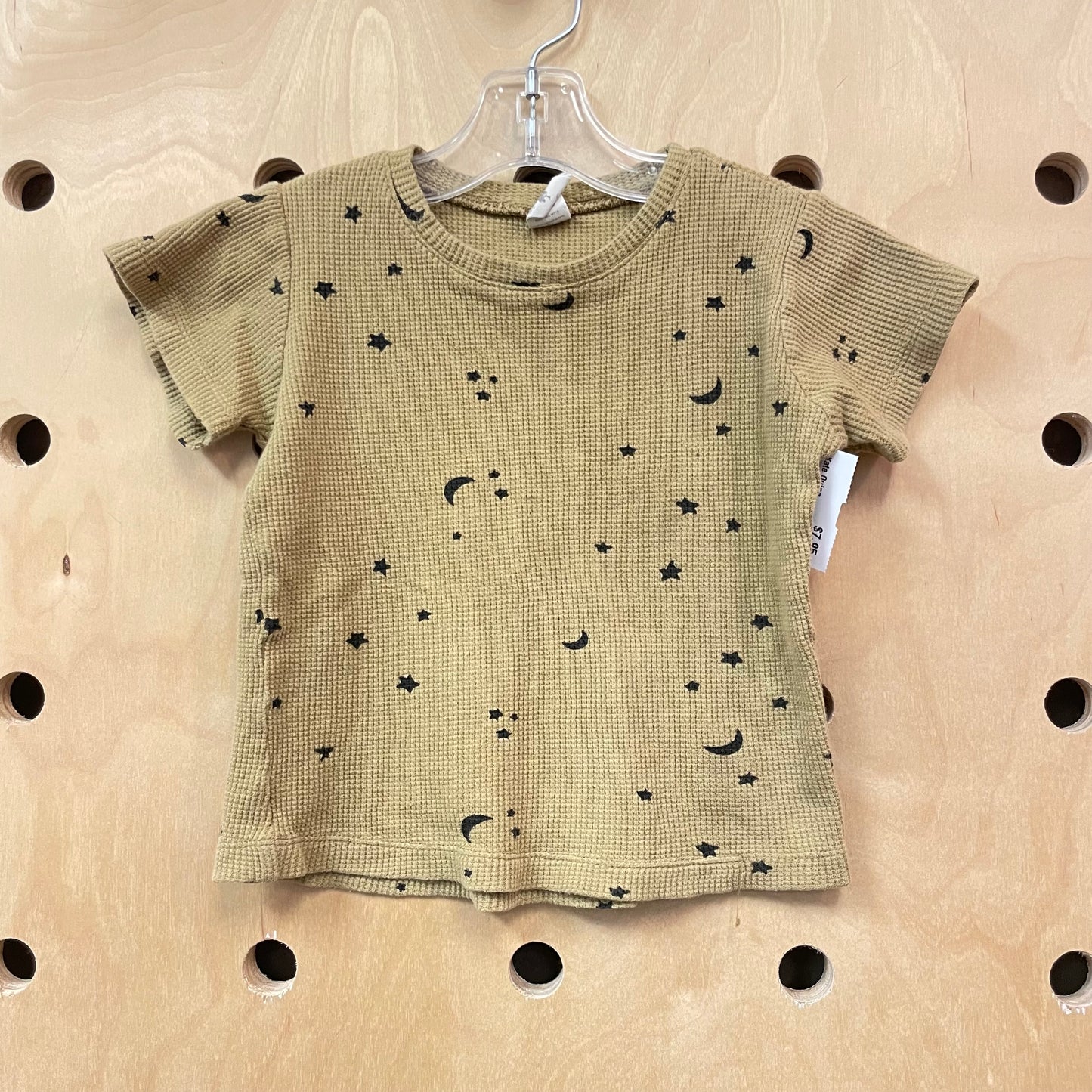 Green Stars & Moons Organic Thermal Shirt