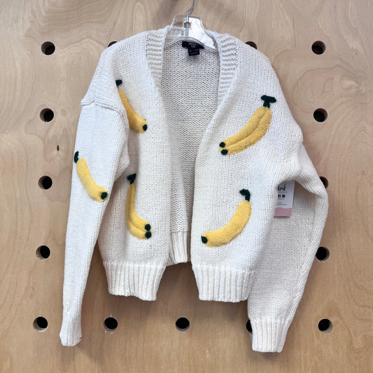 Cream Bananas Cardigan