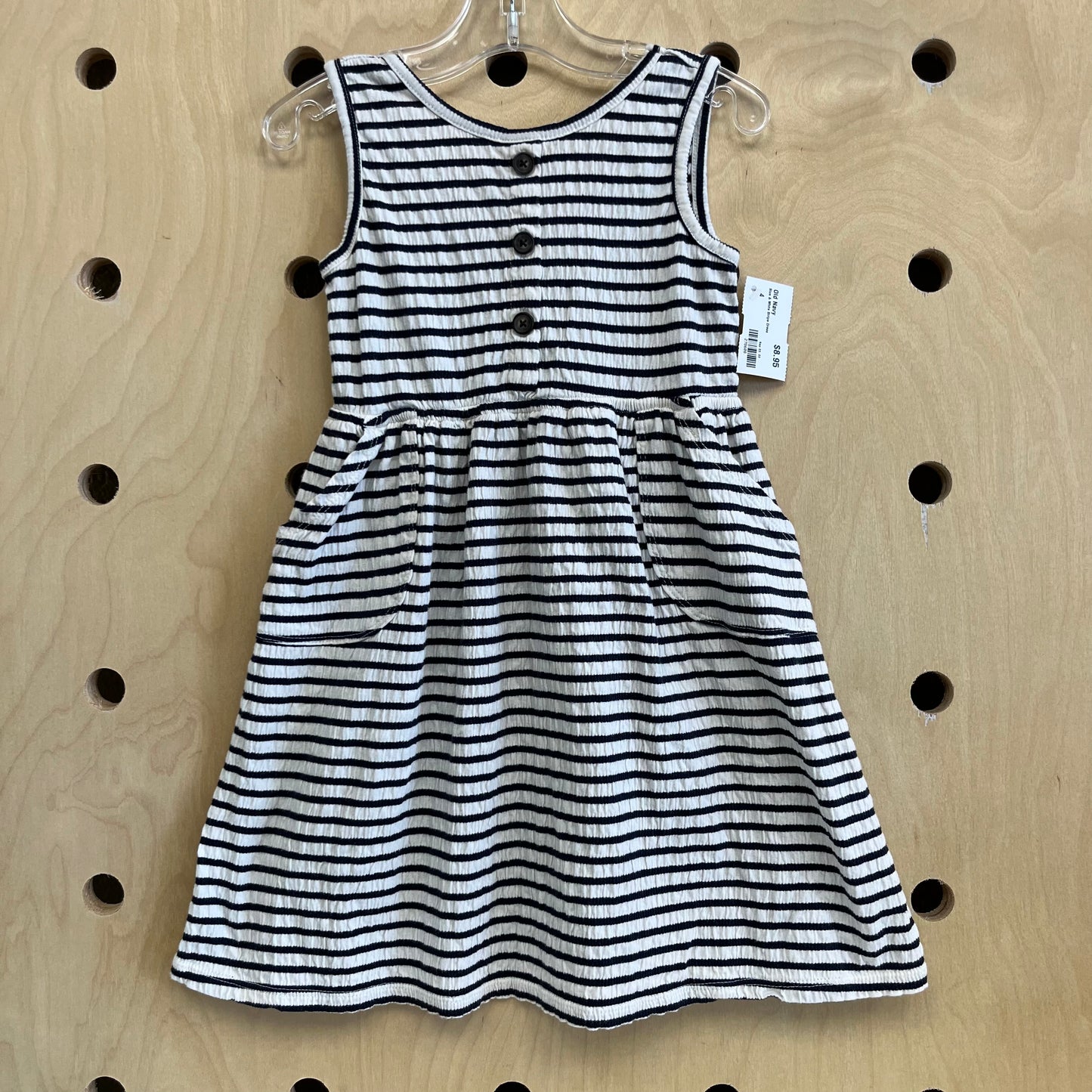 Blue & White Stripe Dress