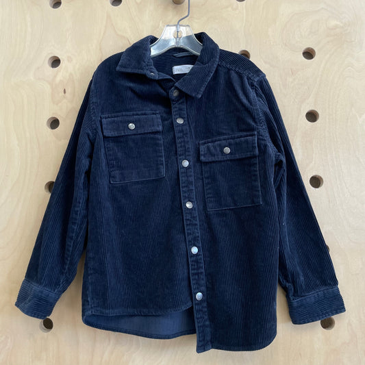 Black Cord Snap Shacket