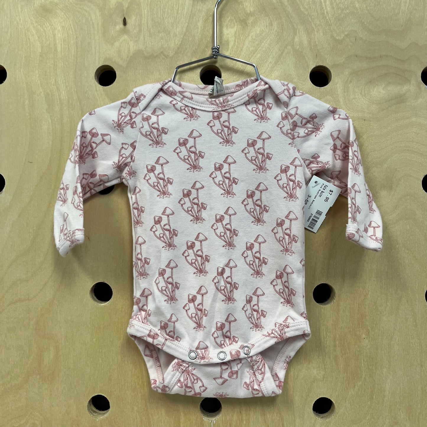 Pink Mushroom Bodysuit