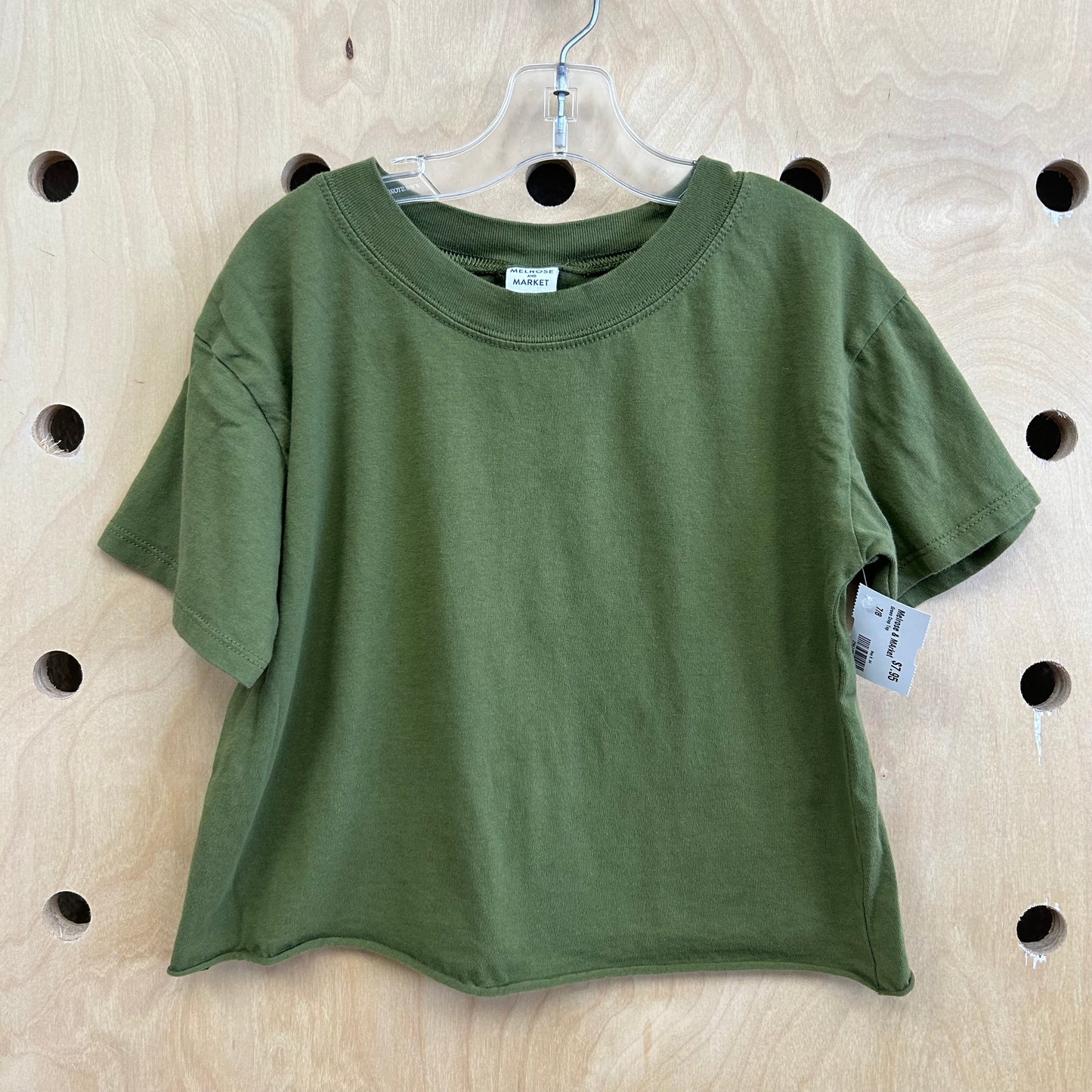 Green Crop Top